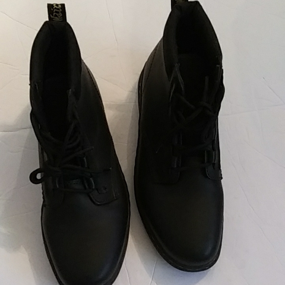 Dr. Martens Black Combat Moto Boots - Picture 10 of 13